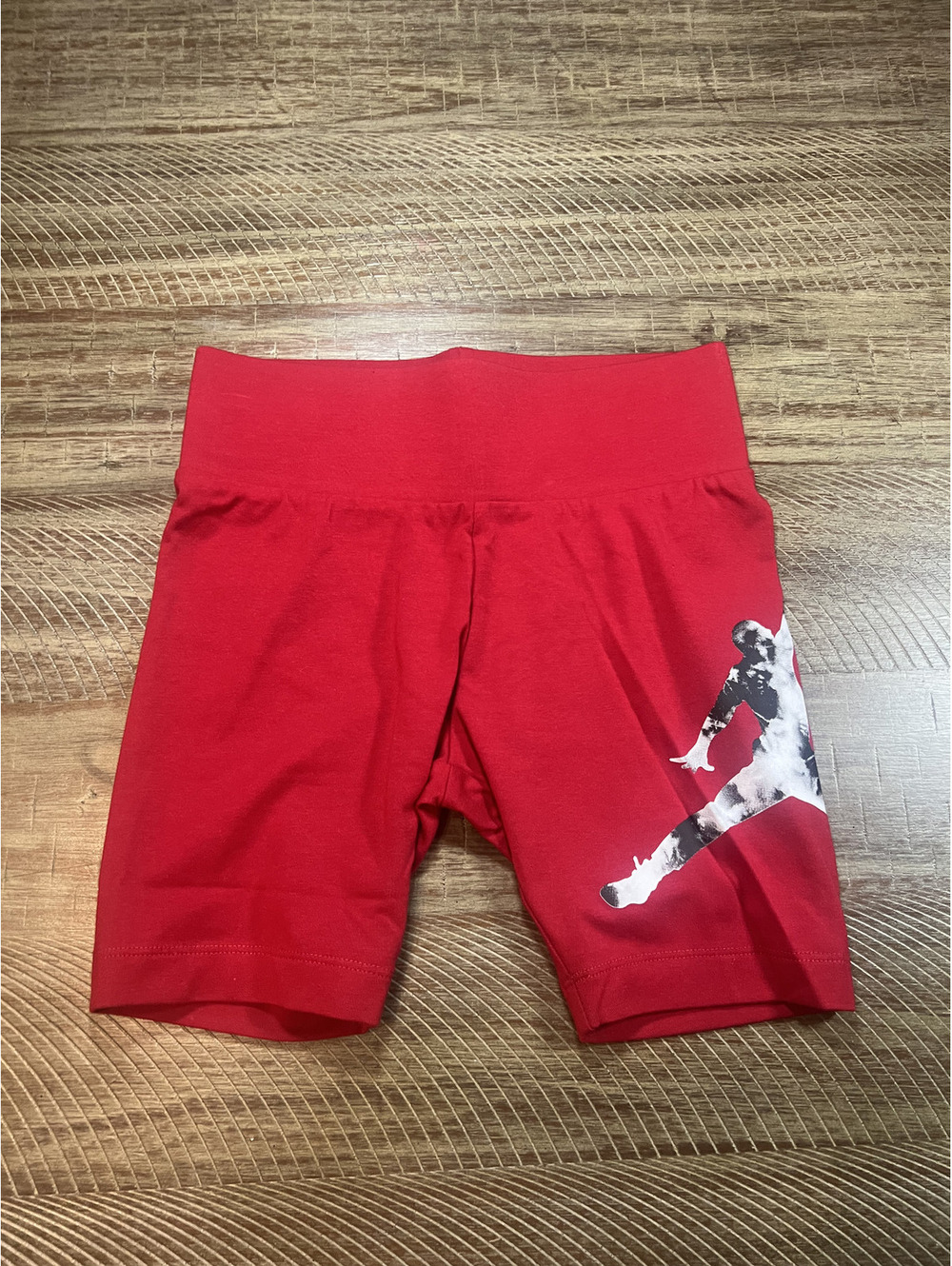 Jordan Girls Gym Red biker shorts - small 8 - 10 years - NWT